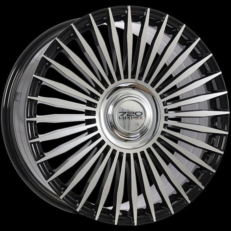 720FORM INFINITY GLOSS BLACK MACHINED FACE WHEELS | 22X9.5 | 5X114.3 | OFFSET: 40MM | CB: 73.1MM