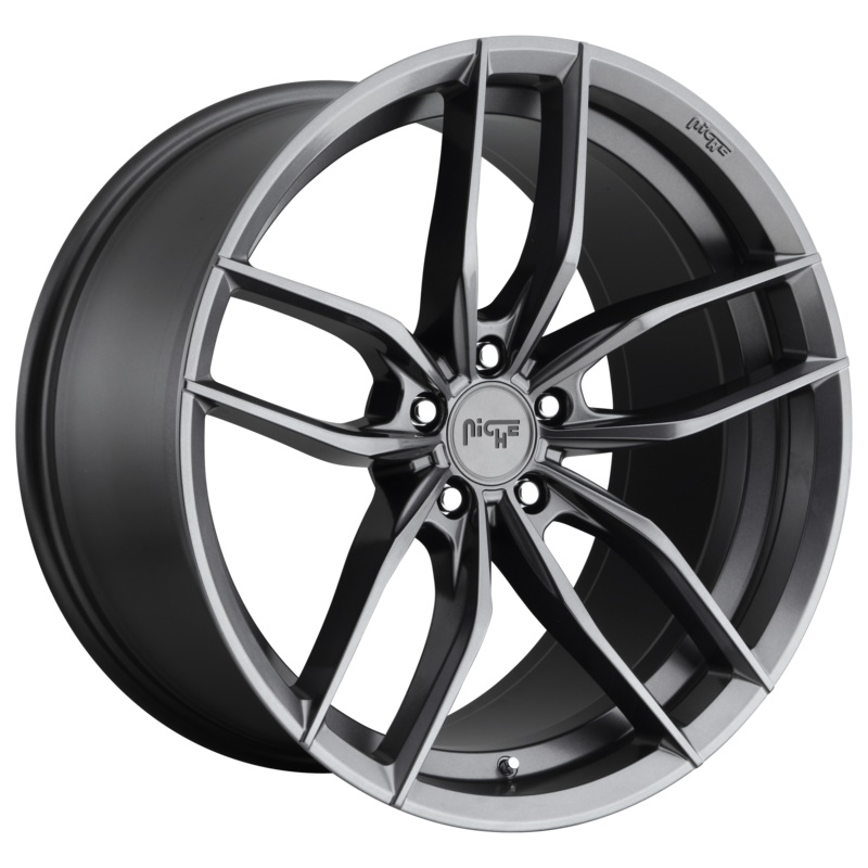 NICHE 1PC M204 VOSSO MATTE ANTHRACITE WHEELS | 22X9 | 5X120 | OFFSET: 38MM | CB: 74.1MM